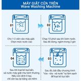 Hộp 12 Viên Nén Vệ Sinh Lồng Máy Giặt - Tẩy Cặn Bẩn - Diệt Khuẩn Lồng Giặt Tăng Tuổi Thọ Máy Giặt