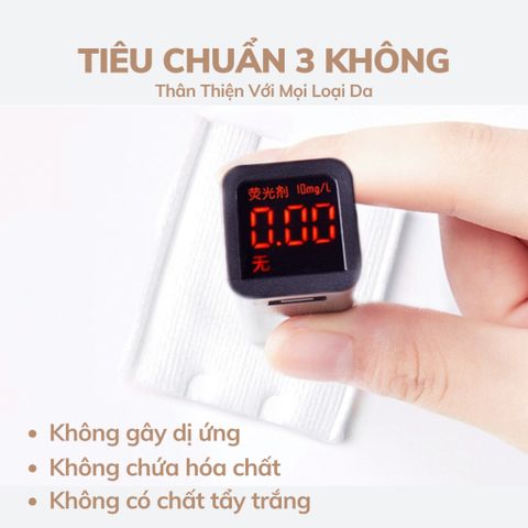 Bông Tẩy Trang Cotton Hai Mặt Dùng Một Lần 3 Lớp Siêu Mềm Hàng Nhập Khẩu [Set 222 Miếng]