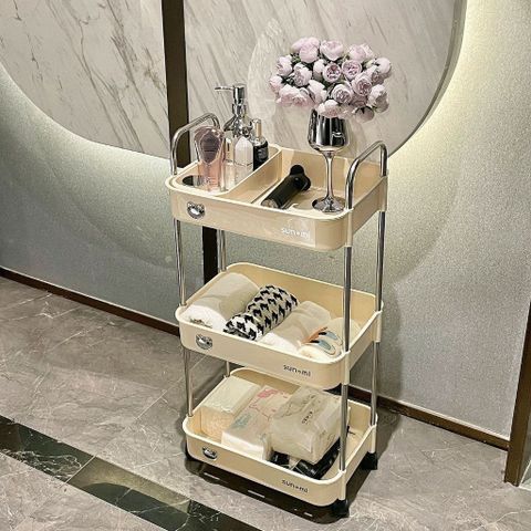 Kệ Gấu SunMix 3 Tầng Có Bánh Xe Đẩy Đa Năng Tiện Dụng Hàng Chất Lượng Cao.