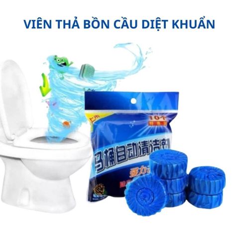 Combo 10 Viên Thả Bồn Cầu Khử Mùi Hôi Diệt Khuẩn Toilet