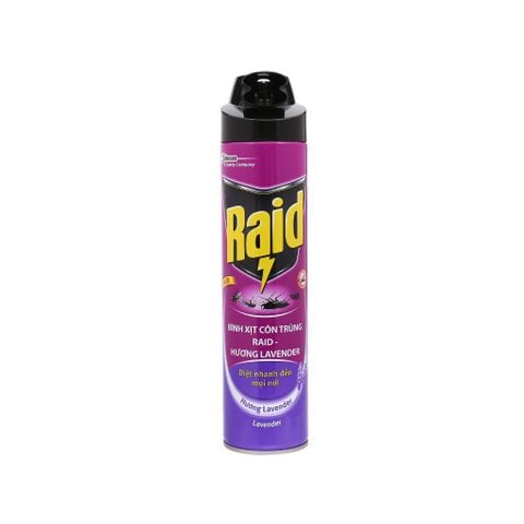 Bình Xịt Côn Trùng Raid 520ML Vòi Xịt Kép - Diệt Hiệu Quả Các Loại Côn Trùng Gây Hại.