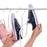 Móc Phơi Giày Dép Inox Không Gỉ - Phơi Giày Dép Nhanh Khô, Khung Móc Cứng Cáp Giữ Form Giày Dép.