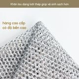 Set 10 Khăn Rửa Chén Dây Kim Loại Đa Năng Chà Bồn Rửa Bát - Cọ Rửa Xoong Nồi Không Mài Mòn