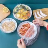 [Set 100] Túi Màng Bọc Thực Phẩm JYoohome Chất Liệu PE Co Dãn Có Chun Siêu Dai