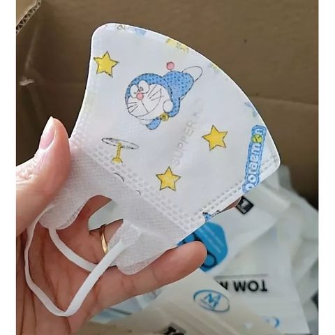 Khẩu Trang 5D Mask Kids Cho Trẻ Em - Vải Không Dệt 3 Lớp Lọc Bụi Mịn, Kháng Khuẩn, Ngừa Tia Uv.