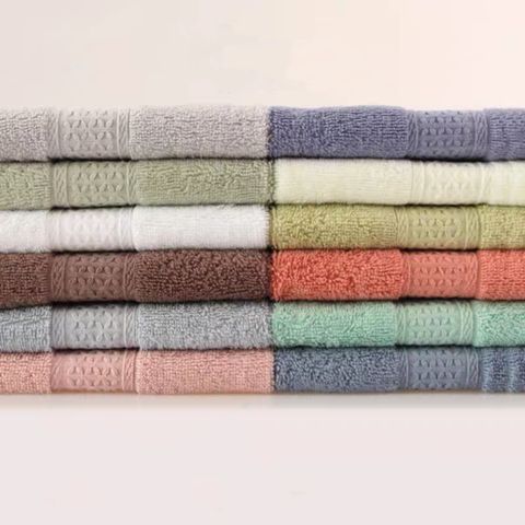 Set 3 Khăn Mặt Monored Xuất Nhật Chất Liệu Cotton Cao Cấp Mềm Mịn.