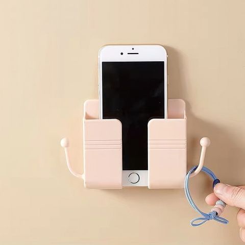 Kệ Để Remote, Sạc Điện Thoại Dán Tường Không Cần Khoan Tiện Lợi Nhựa ABS Cao Cấp
