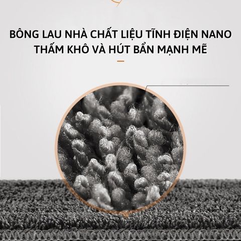 Cây Lau Nhà Phun Sương Thông Minh Đa Năng Có Bình Xịt Nước Dung Tích 350ml