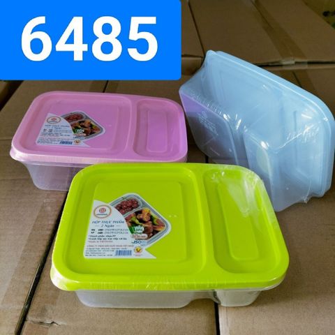 Hộp Đựng Thực Phẩm 2 Ngăn 6485 - 6486 Hộp Đựng Cơm Văn Phòng Việt Nhật Cao Cấp.