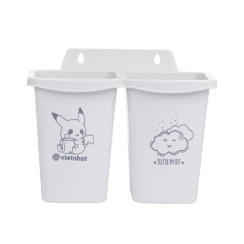 Ống Đựng Đũa Nhà Bếp, Ống Đựng Bàn Chải Nhựa Việt Nhật Treo Tường Tiện Lợi