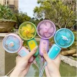 Quạt Tích Điện Cầm Tay Mini Mùa Hè Có Dây Đeo - Mẫu Mới Siêu Mạnh Có Thể Sạc Lại.