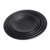 Đĩa Tròn Gân Nhám Loại Dày Chất Liệu Nhựa Phíp Melamine Việt Nhật.