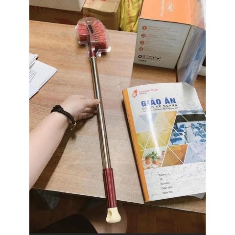 Bàn Chải Chà Toilet Cán Dài Bằng Inox Có Thể Tháo Lắp Tiện Lợi.