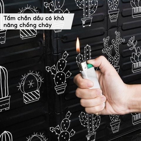 Tấm Chắn Dầu Mỡ Họa Tiết, Chắn Gió - Cách Nhiệt Che Bếp Gas, Bếp Điện Dùng Nấu Ăn.