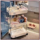 Kệ Gấu SunMix 3 Tầng Có Bánh Xe Đẩy Đa Năng Tiện Dụng Hàng Chất Lượng Cao.