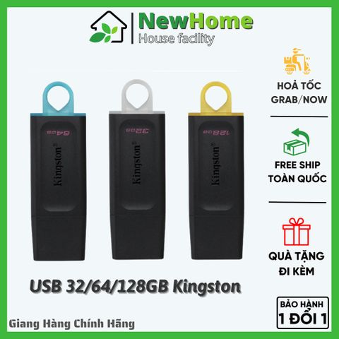 USB Máy Tính 32GB/64GB/128GB, USB Kingston DataTraveler 3.2 Tốc Độ Cao