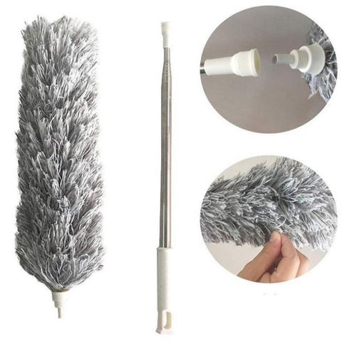 Chổi Quét Trần Rút Gọn Đa Năng - Chổi Quét Bụi Cán Rút Xoay 360 độ Vệ Sinh Nhà Cửa Tiện Lợi.