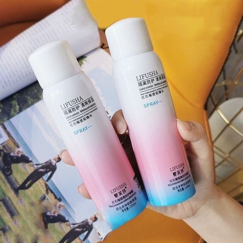 Xịt Chống Nắng Làm Trắng Toàn Thân Nâng Tông Màu Da Che Khuyết Điểm.