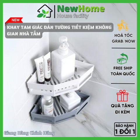 Khay Tam Giác Dán Tường Nhựa Việt Nhật Cao Cấp - Giải Pháp Tiết Kiệm Không Gian Thông Minh