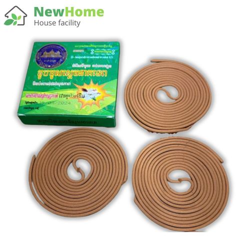 Nhang Muỗi Thái Lan Hộp 10 Khoanh - Diệt Muỗi Nhanh Chóng, Phòng Chống Côn Trùng Hiệu Quả.