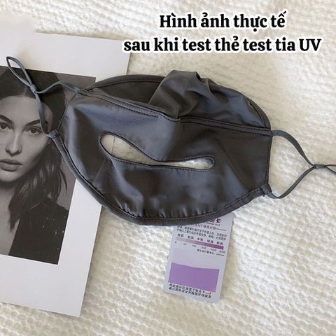 Khẩu Trang Toàn Mặt UPF 50+ Chống 99% Tia UV, Chất Vải Cao Cấp Mềm Mịn Mát Thông Thoáng