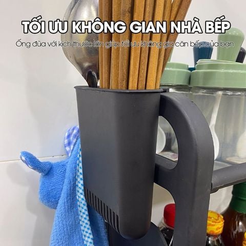 Kệ Đựng Gia Vị 2 Tầng Đa Năng - Tiện Lợi Cho Nhà Bếp, Tiết Kiệm Không Gian Bếp.
