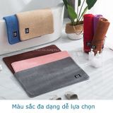 Thảm Nỉ Lau Chân Hình Chữ Nhật Lông Mềm Mịn Dày Dặn có Đế Chống Trơn Trượt Hàng Chất Lượng Cao