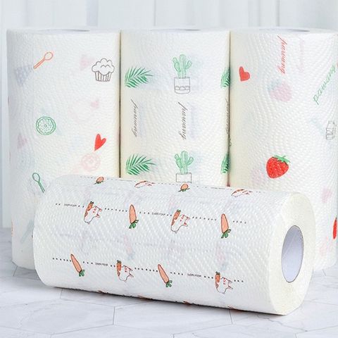 Cuộn Khăn Giấy Lau Nhà Bếp Đa Năng Có Thể Tái Sử Dụng Nhiều Lần - Tiện Dụng, Tiết Kiệm Chi Phí