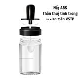 Lọ Đựng Gia Vị Thuỷ Tinh Kèm Thìa, Hũ Dựng Gia Vị Chịu Nhiệt Tiệt Trùng Cao Cấp Đảm Bảo An Toàn VSTP