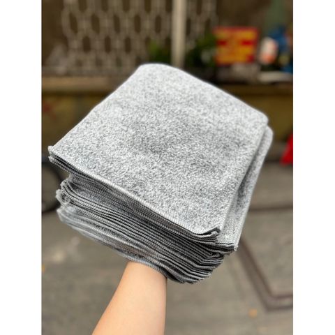 Khăn Lau Bếp Sợi Than Tre 2 Mặt Đa Năng Siêu Thấm Hút Lau Sạch Mọi Vết Dơ - Dầu Mỡ.