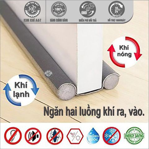 Thanh Nẹp Xốp Chặn Khe Cửa 93cm Đa Năng Chặn Đáy Khe Cửa, Chặn Con Trùng Tiết Kiệm điện Máy Lạnh