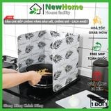 Tấm Chắn Dầu Mỡ Họa Tiết, Chắn Gió - Cách Nhiệt Che Bếp Gas, Bếp Điện Dùng Nấu Ăn.