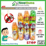 Bình Xịt Muỗi & Côn Trùng JUMBO 600ml - Không Mùi Hôi Khó Chịu, An Toàn Hiệu Quả.