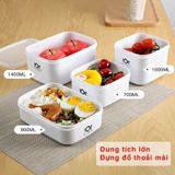 Hộp Nhựa Đựng Thực Phẩm Tủ Lạnh, Bảo Quản Thức Ăn Có Kèm Nắm Nắp Đậy An Toàn Tiện Lợi