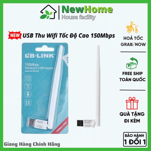 USB Thu Wifi cho PC - Laptop LB-Link WN155A Tốc Độ Cao - Hàng Chính Hãng