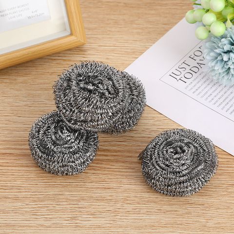 Set 6 Búi Cọ Xoong Nồi CHUWEIJIE Mini Chất Liệu Thép Không Gỉ.