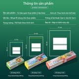 Hộp Túi Zip Đựng Thực Phẩm Kiểu Nhật - Túi Zipper Bọc Thức Ăn, Rau Củ, Quả, Bảo Quản Tủ Lạnh.