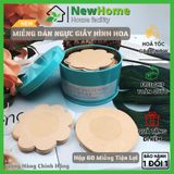 Hộp 60 Miếng Dán Ngực Giấy Hình Hoa, Miếng Dán Ti Sử Dụng 1 Lần Tiện Lợi
