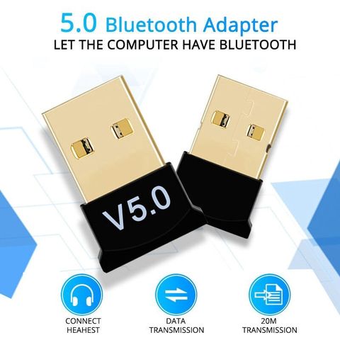 USB Bluetooth 5.0 Truyền Phát Dữ Liệu Ổn Định Tốc Độ Cao Cho PC - Laptop
