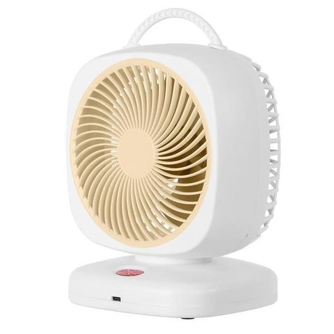 Quạt Tích Điện Mini Để Bàn 5 Cấp Độ Gió, Động Cơ Không Tiếng Ồn 2000mah Tiện Lợi Nhỏ Gọn Siêu Mát