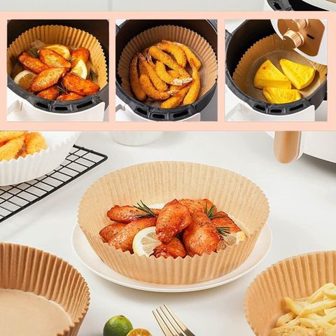Giấy Nến Lót Nồi Chiên Không Dầu Chịu Nhiệt Cao Nướng Thực Phẩm Nướng Bánh Thấm Dầu.