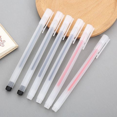 Bút Gel Nước Ngòi 0.5mm - Viết Êm, Mực Ra Đều, Nét Thanh Đẹp.
