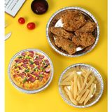 Set 10 Khay Giấy Bạc Lót Nồi Chiên Không Dầu, Lò Nướng - Đựng Thức Ăn, Thực Phẩm Tiện Lợi.