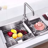 Kệ Rổ Inox Gác Bồn Rửa Chén Bát Đa Năng Chất Liệu Inox 304 Không Gỉ Có Thể Điều Chỉnh Kích Thước.