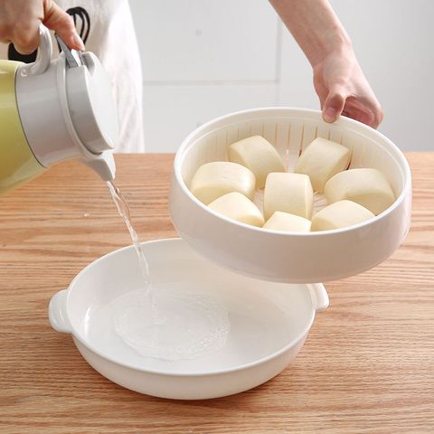 Bộ Khay Hấp Lò Vi Sóng Việt Nhật 2 Tầng Chất Lượng Cao Chịu Nhiệt Tốt