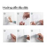Móc Kẹp Chổi, Cây Lau Nhà Dán Tường Tiện Lợi, Siêu Chắc Bền