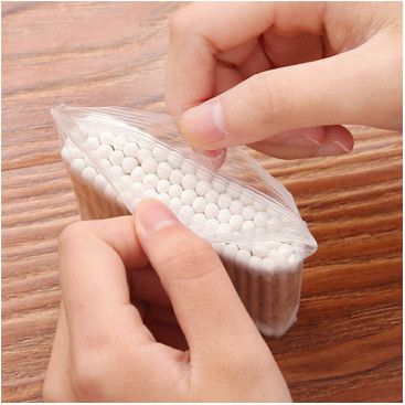 Gói 100 Chiếc Tăm Bông Ngoáy Tai Thân Gỗ, Bông Ngoáy Tai Hai Đầu Đa Năng An Toàn Vệ Sinh.