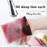 Gói 5 Miếng Bọt Biển 2 Mặt Cọ Rửa Chén Bát - Xoong Nồi Tiện Dụng Hàng Nội Địa Trung.