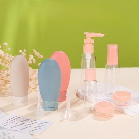 Bộ Chiết Mỹ Phẩm 11 Chi Tiết, Chiết Dầu Gội - Sữa Tắm Mang đi Du Lịch Tiện Lợi.