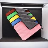 Khăn Lau Xe, Khăn Lau Đa Năng Microfiber Siêu Thấm Hút 2 Mặt Cao Cấp Lau Siêu Sạch.